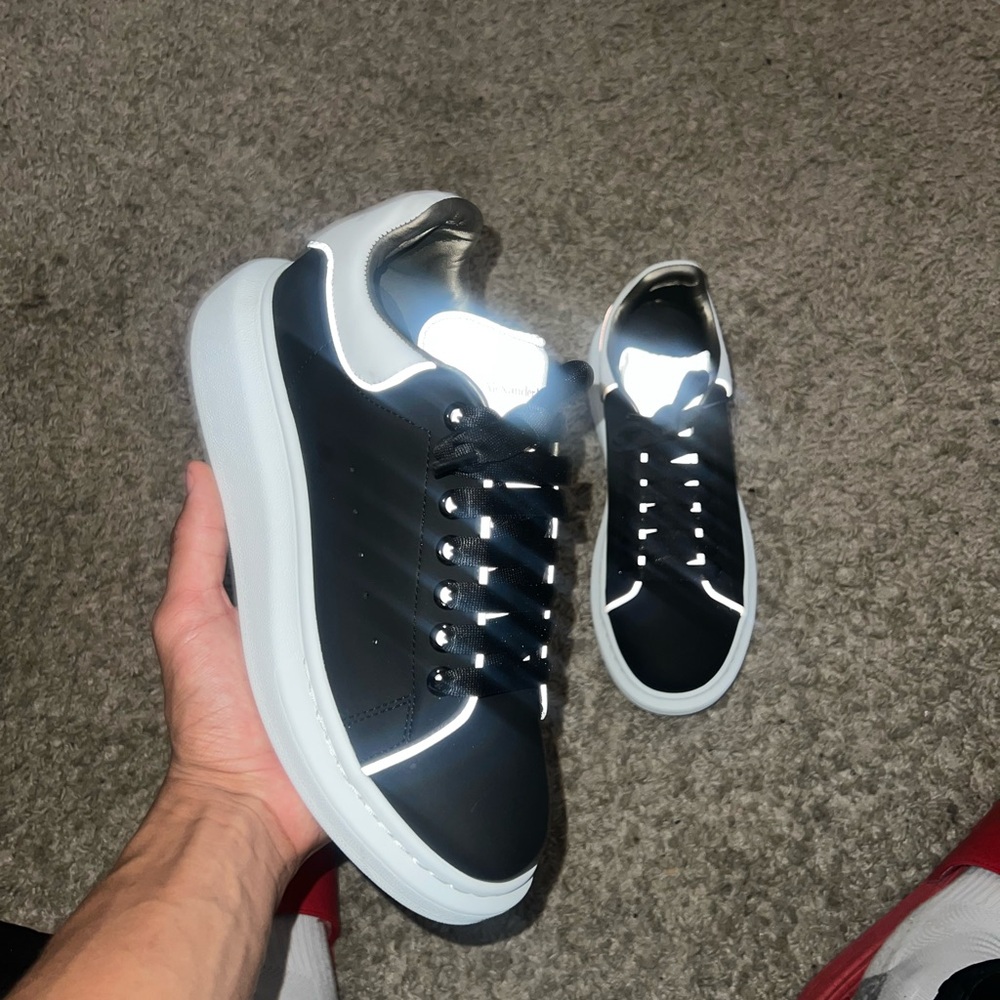 Alexander McQueen Black and White Sneakers